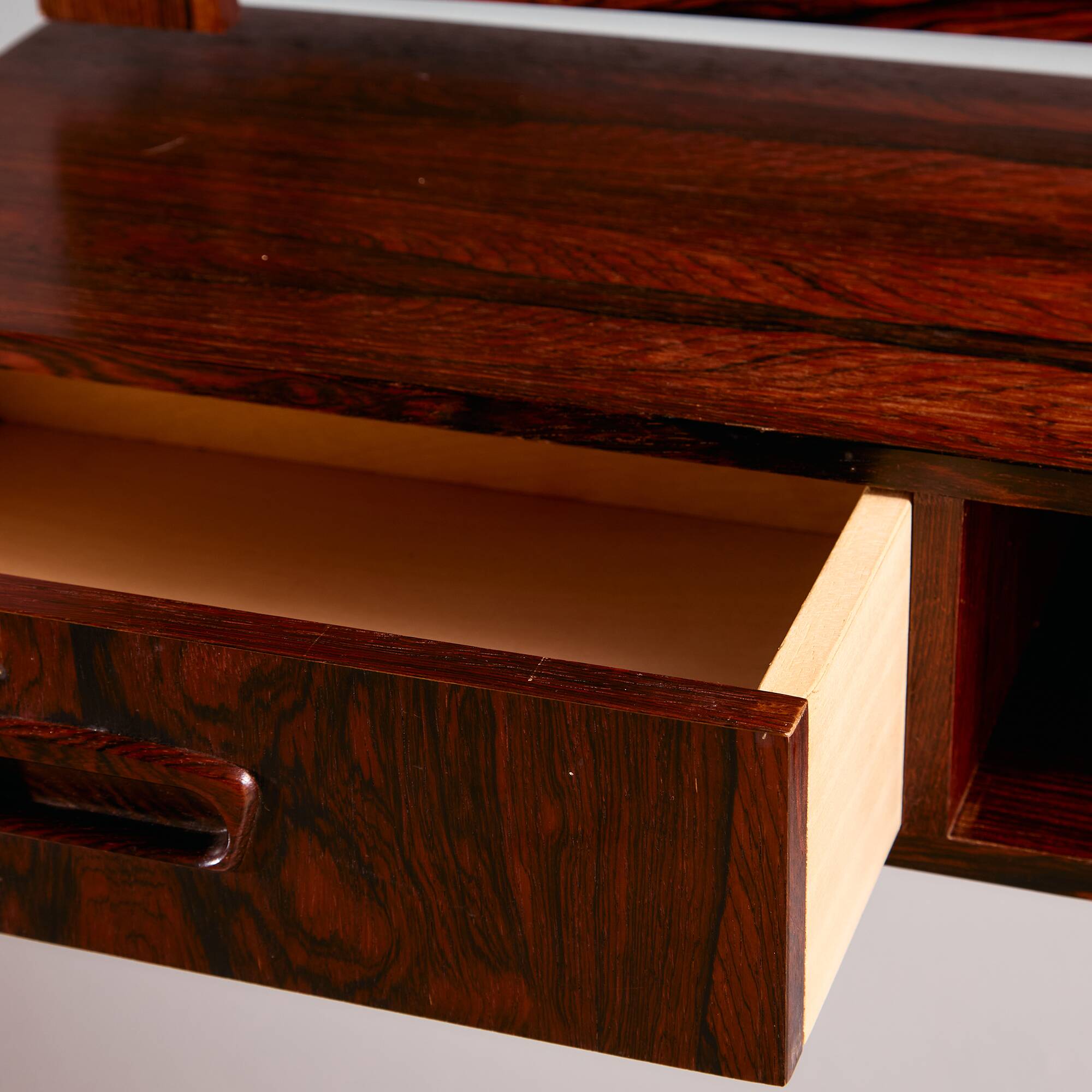 Rosewood framed mirror, Set of 2