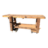 Carpenter's workbench at the beginning of the 20th century