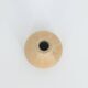 Small modern mid-century Scandinavian collection vase in sandy brown stoneware by Gunnar Borg.