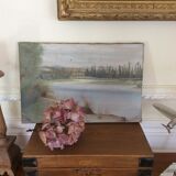 Tableau huile sur toile paysage