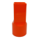 Gabbianelli vase – Italian design from the 1970s – orange-red ceramic