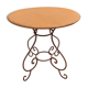 Wrought iron garden coffee table