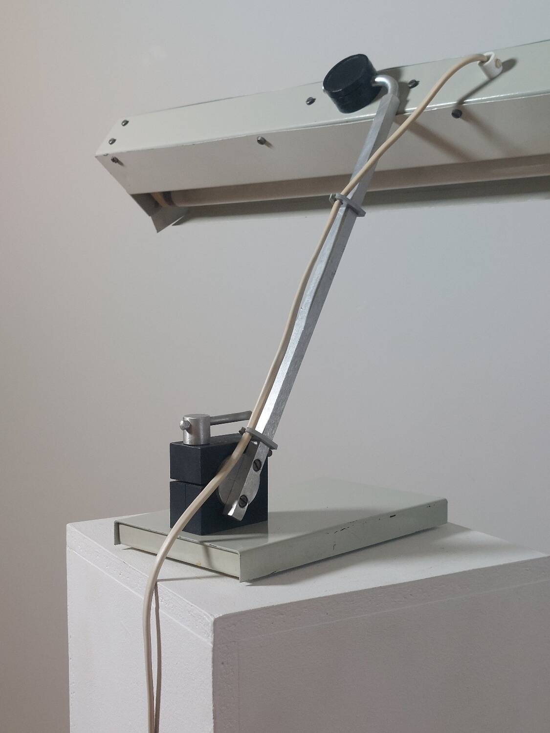 XXL vintage metal desk lamp by Klaus Musinowski GDR