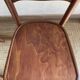 Paire de chaises bistrot en bois signées Thonet, années 1940