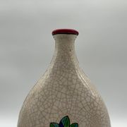 Art deco vase in longwy enamels