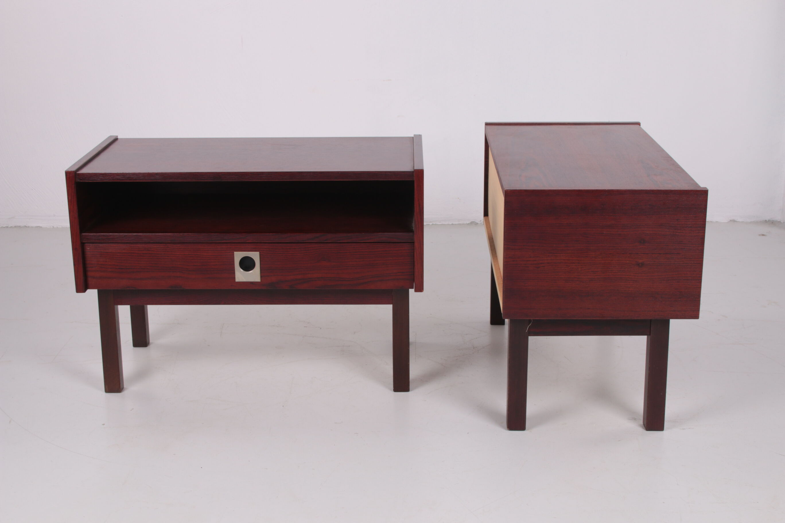 Danish rosewood bedside tables, 1960s