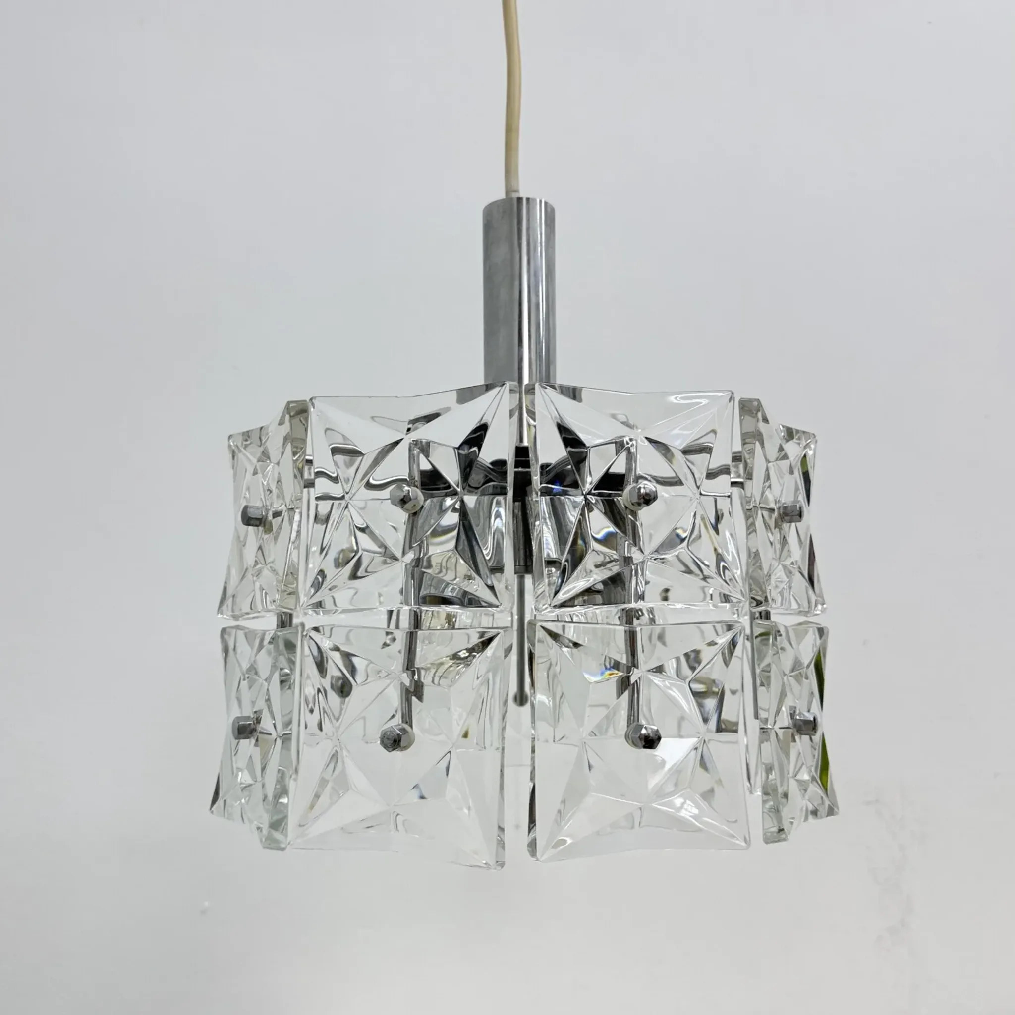 Mid-century design Kinkeldey hanging lamp, 1970s