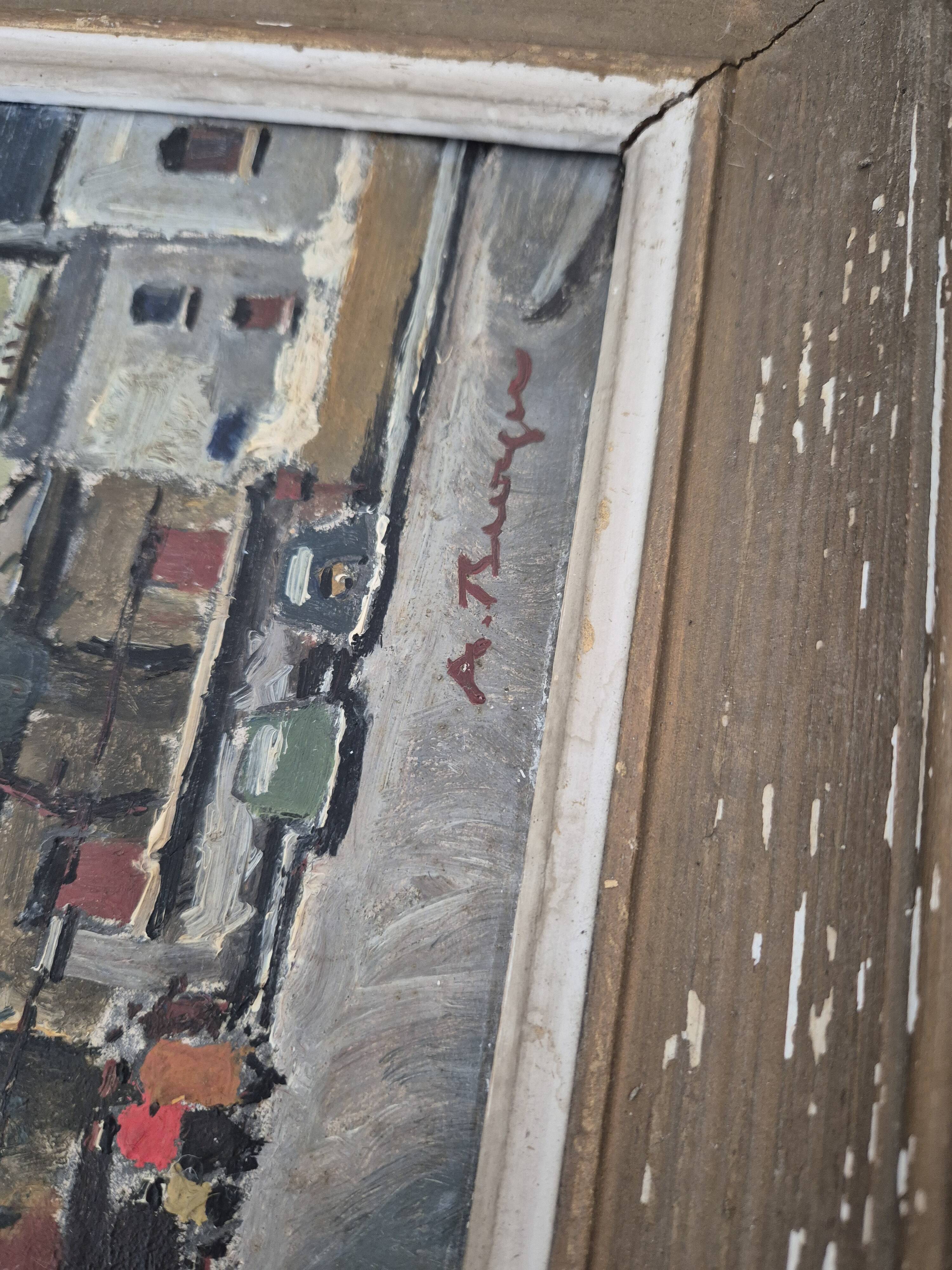 Oil on panel Antoine Burger
