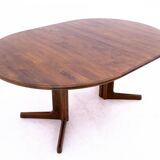 Walnut dining table, mid century modern, Denmark, 1960s.