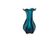 Murano - vase - aqua blue - Italy - 3rd quarter of the 20th century