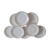 Set of 8 Limoges porcelain plates
