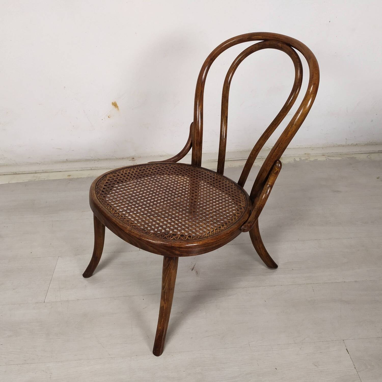 Fishel cane armchair