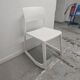 Vitra cafeteria chair - Stackable model, sled base