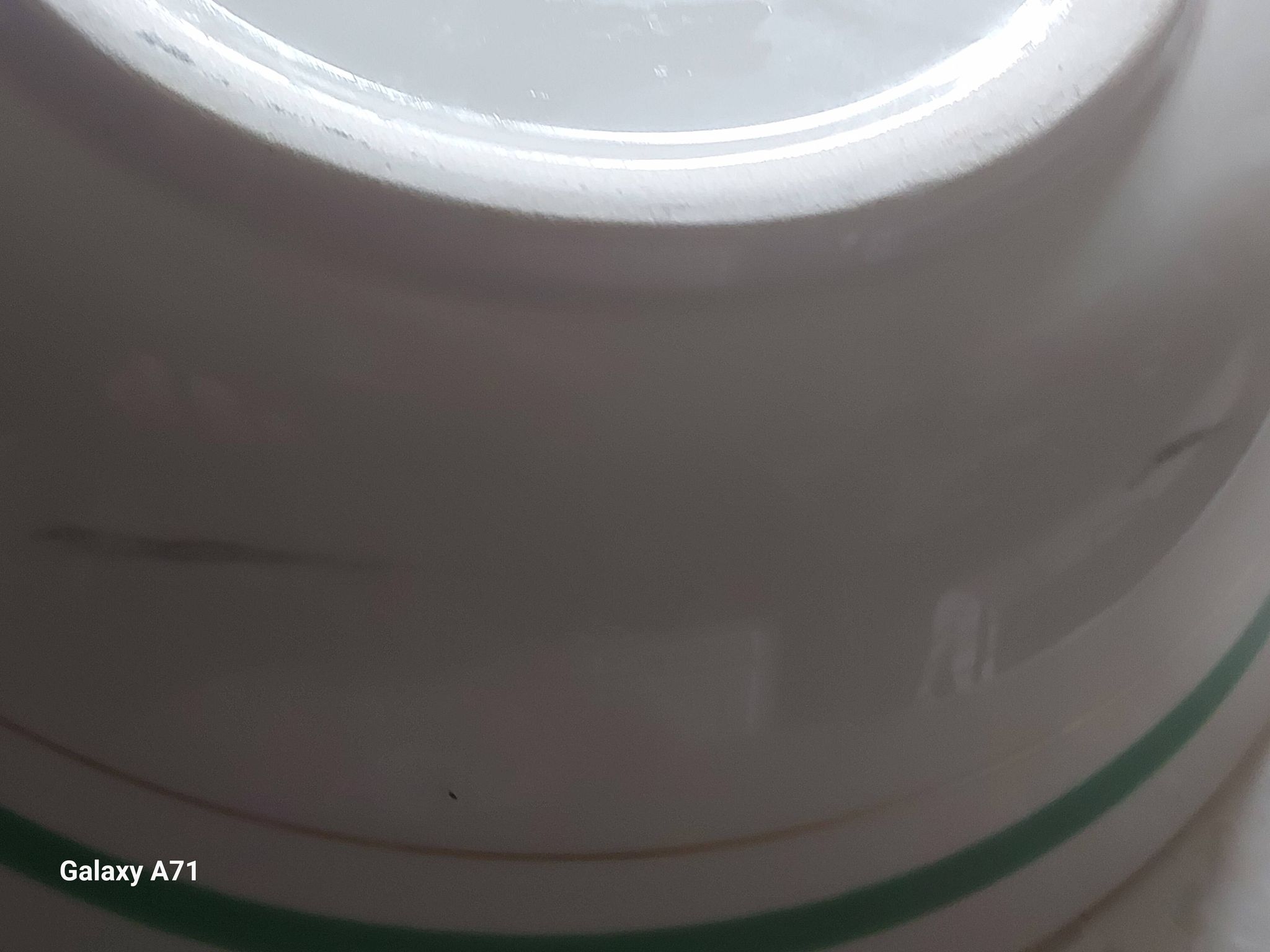 Plat de service de Gien avec une décoration ferroviaire