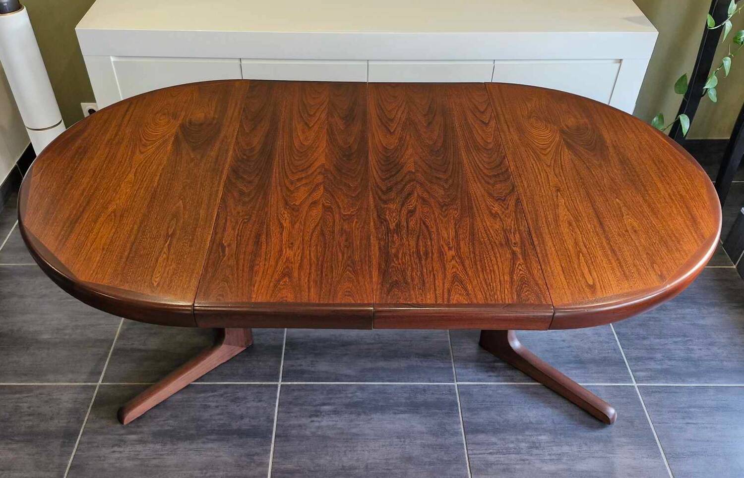 Vintage Baumann extendable table, 1970s