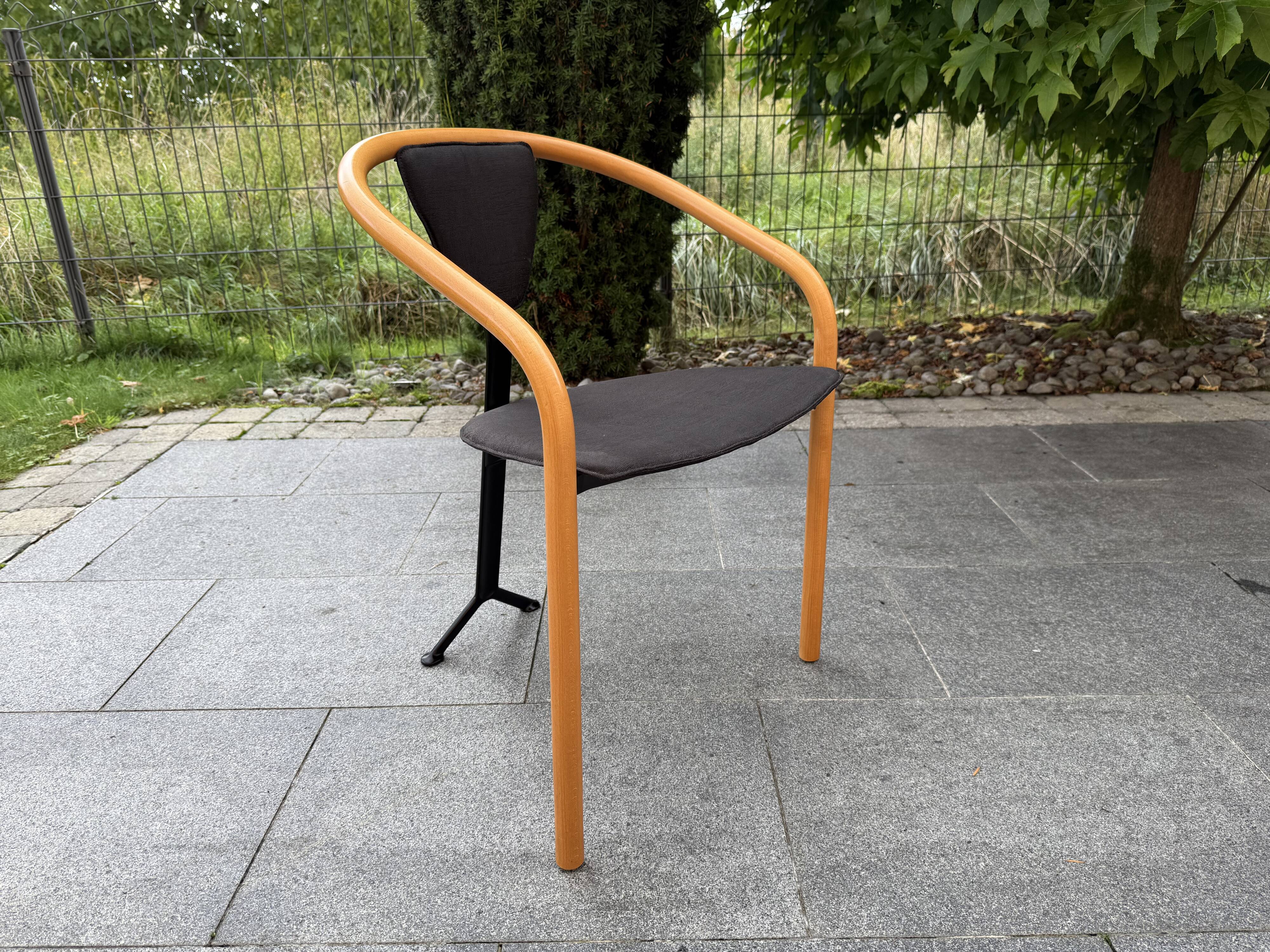 Set of 4 Tacchi chairs by Toshiyuki Kita Japan 80s