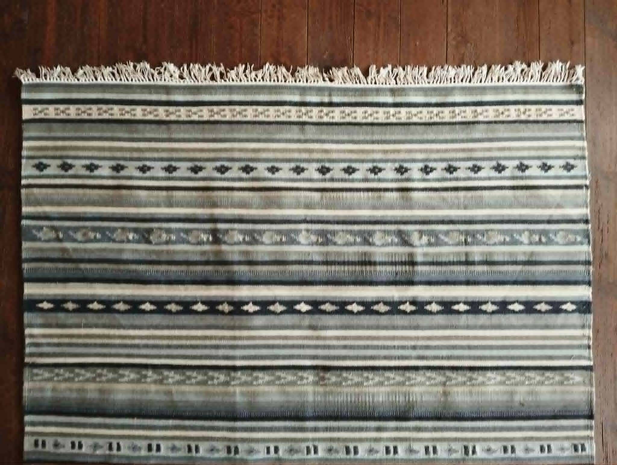 Kilim Kattrup India handmade 200x137cm
