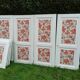 Lot 8 portes de placards anciennes sapin massif