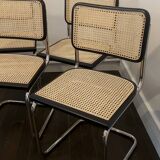 Cesca B32 vintage chair by Marcel Breuer - black - Made in Italy