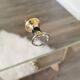 Vintage mirror bedside table