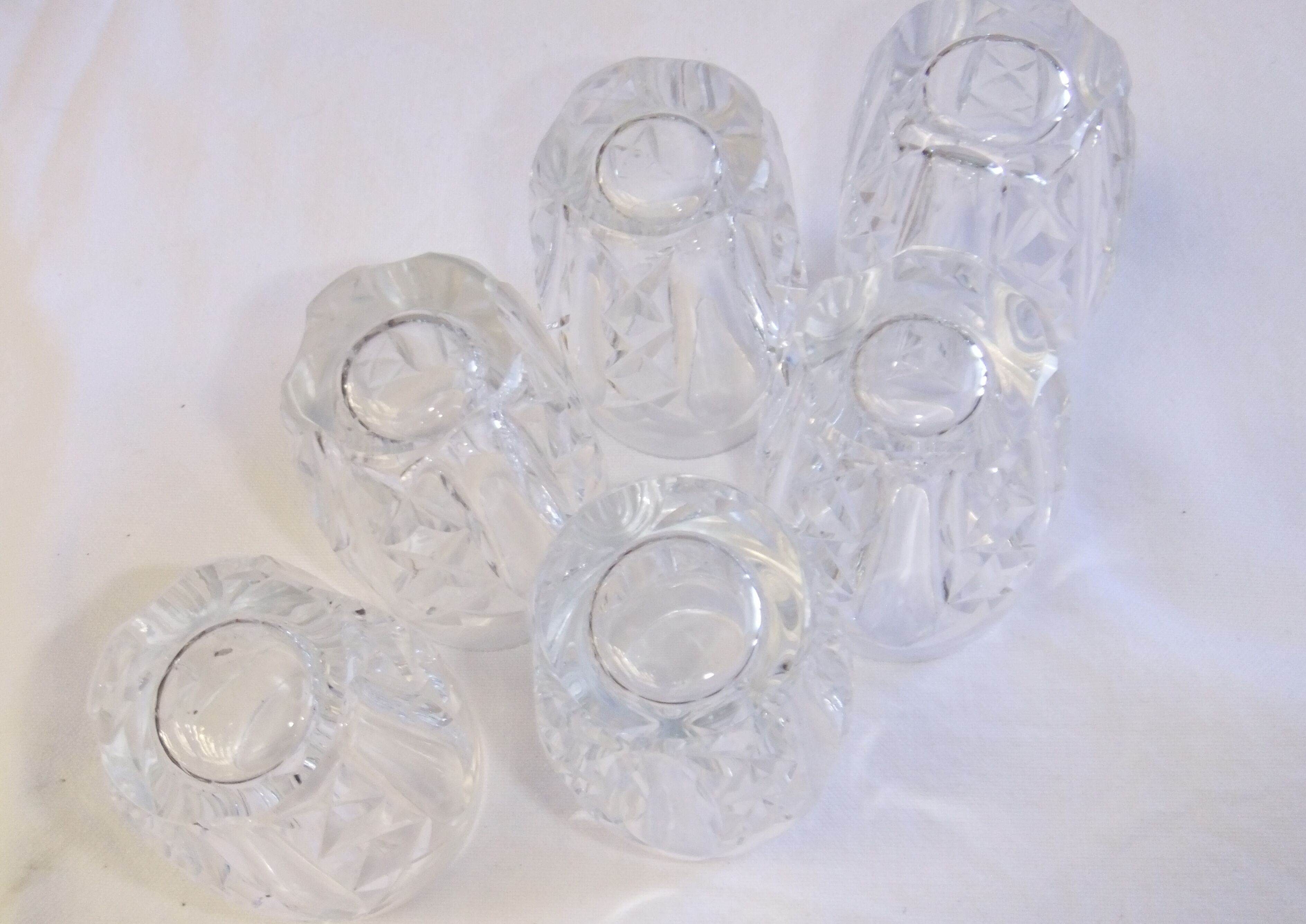 Bohemian crystal liqueur service Baccarat st Louis carafe carafon glass decanter