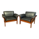 A pair of armchairs, Denmark, 1970s