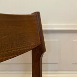 Set 4 Baumann chairs, seat mulch, 1970