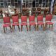 6 vintage oak chairs from the 1960s