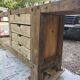 Old carpenter's workbench — industrial/rustic style