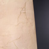 Table lamp in travertine