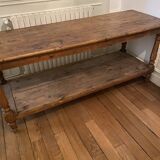 antique draper's table, country chic