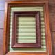 Lot 4 old wooden frames.