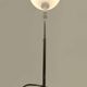 Antique brass and opaline glass lamp – Modernist piece, 1940s