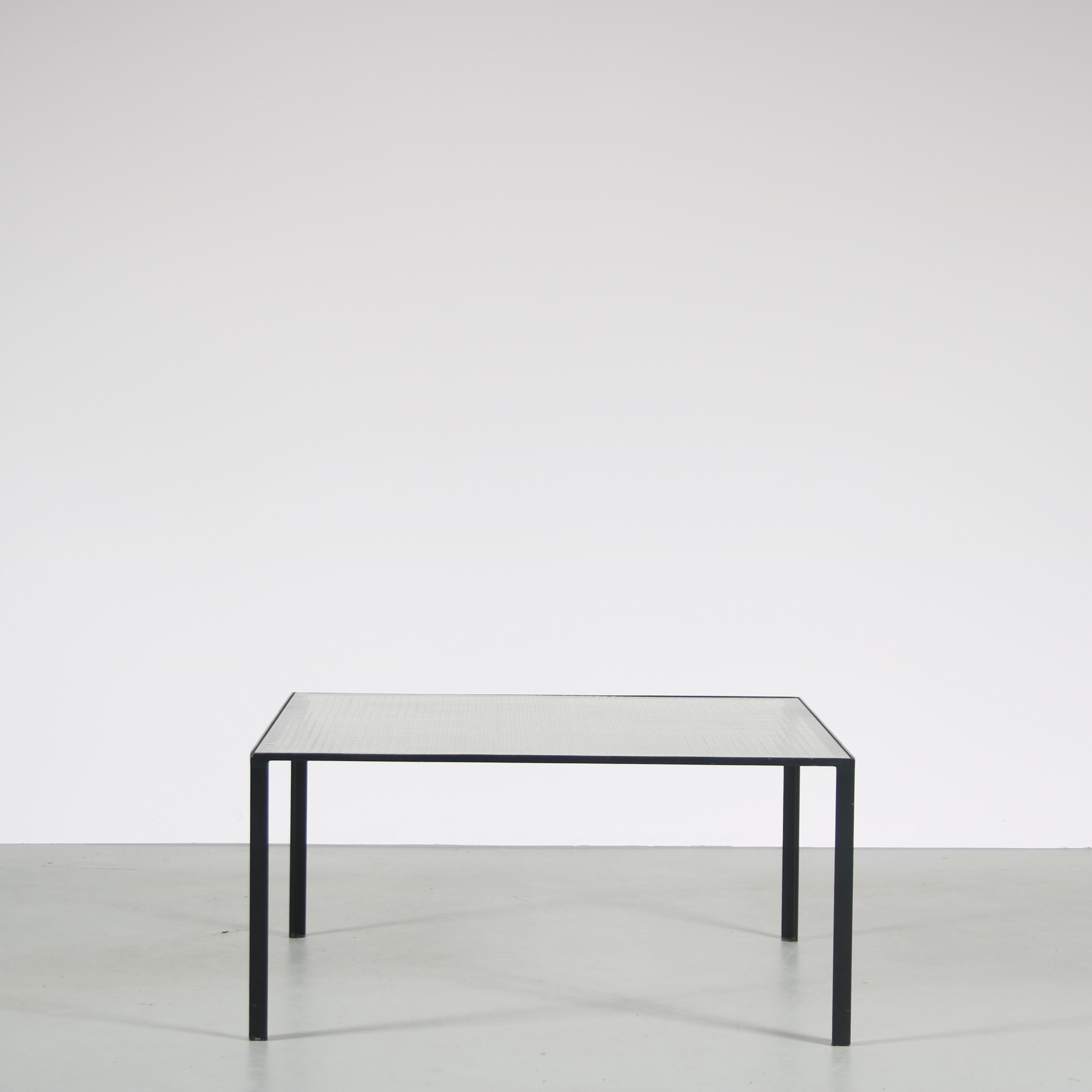 1950s Safety glass coffee table by Floris Fiedeldij for Artimeta, Netherlands