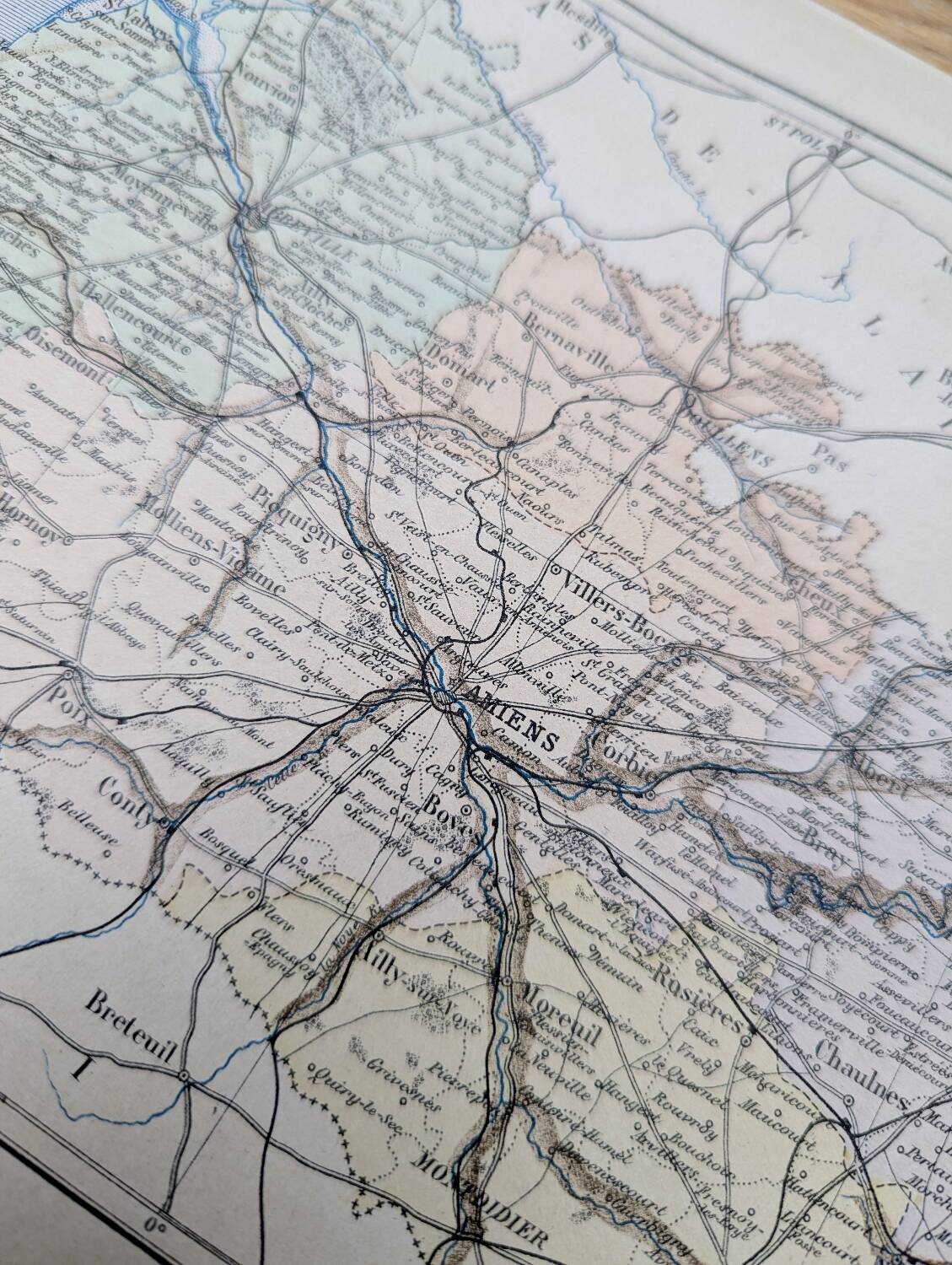 Printed in 1889, Somme, Hauts-de-France.