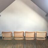 4 chairs cesca b32 by Marcel Breuer