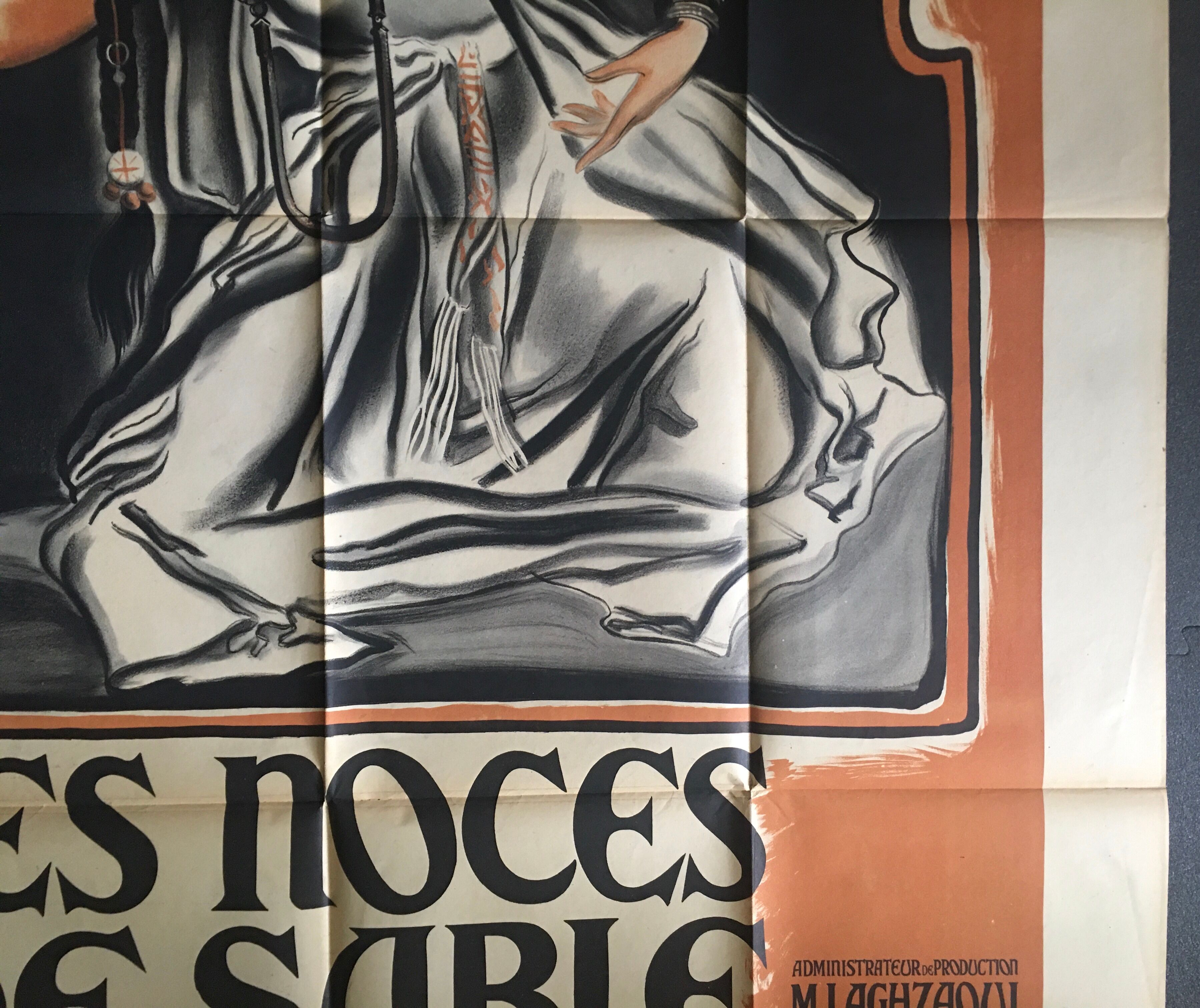 Les Noces de Sable - 1948 - original French poster