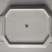 Top dish in earthenware of Gien decoration Peony
