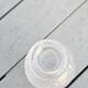 Round glass vase