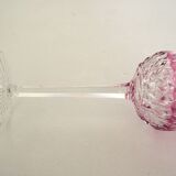 Crystal glass, roemer rose Saint-Louis