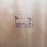 Table basse HMB Möbler Suède années 1970