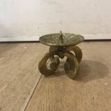 Copper candle holder