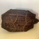 Solid wood turtle ashtray pocket emptier