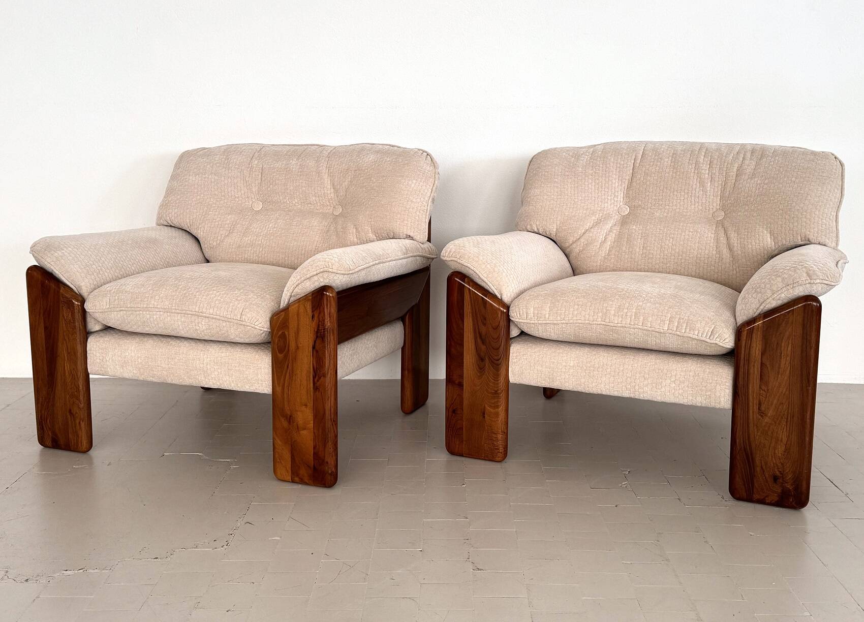 Fauteuils italiens « Sapporo » de Mario Marenco pour Mobil Girgi