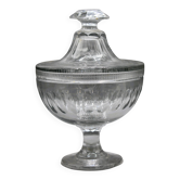 Antique candy dish crystal cup 19th century baccarat