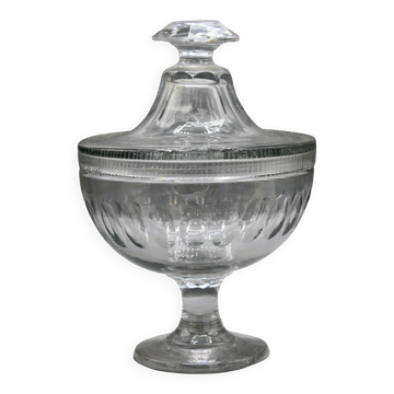 Antique candy dish crystal cup 19th century baccarat