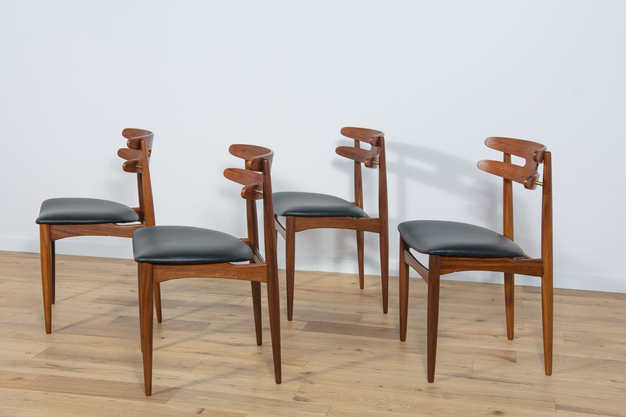 Model 178 Dining Chairs by Johannes Andersen for Bramin , 1960s, Set of 4