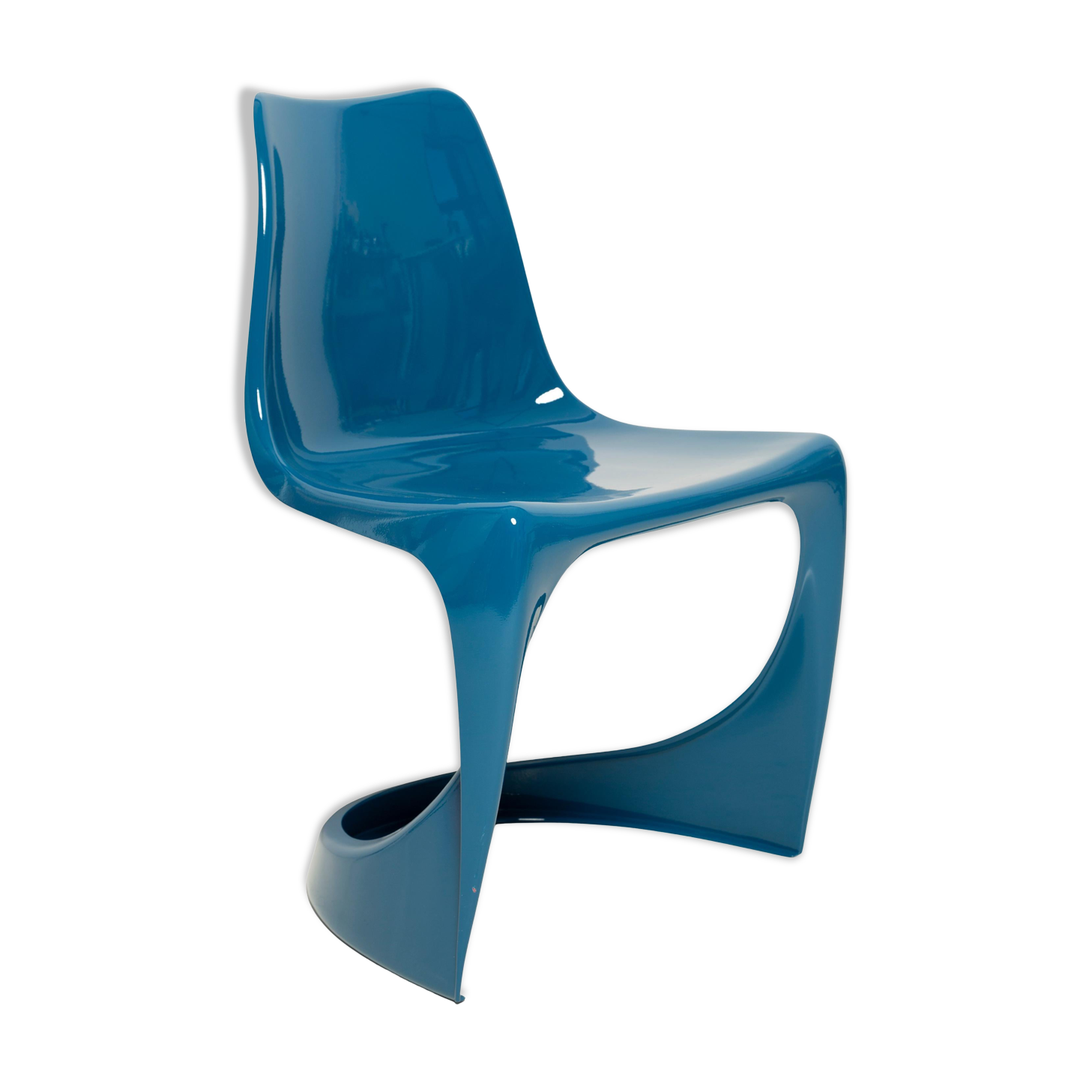 Mid-century blue sea Cado chair, Steen Østergaard, Europe, 1960s