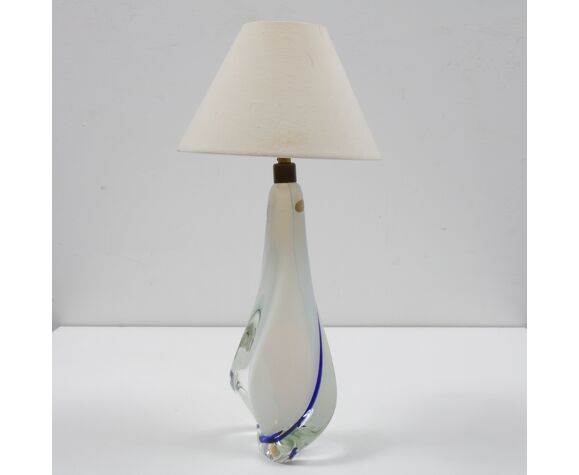 Murano Glass Table Lamp Manufactured By, Italian Murano Glass Table Lamps