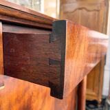 EMPIRE style mahogany secretary with detached columns